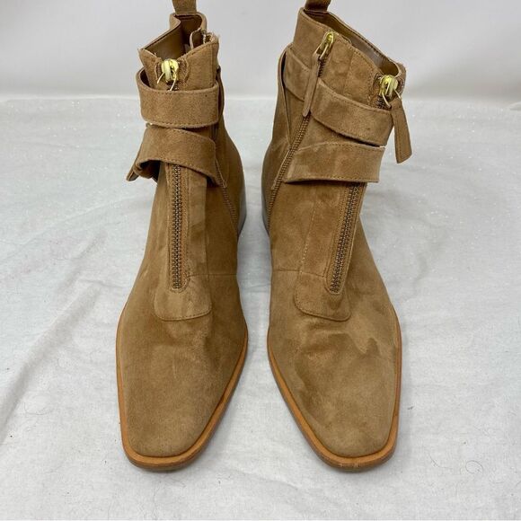 Paolo Suede Heeled Ankle Boots- Size 7.5 - Picture 2 of 15
